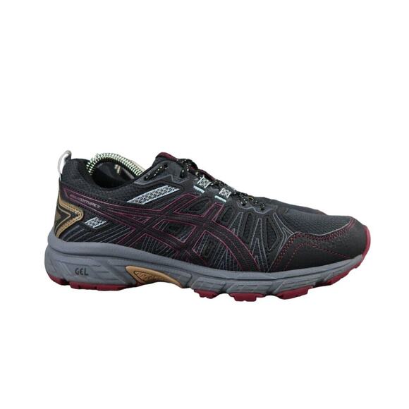 Asics Shoes Womens 8.5 Athletic Trainers Trail Running Gel Venture 7 Active Gray - Picture 2 of 13